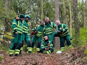 NHS ambulance drivers undertaking off-road instructor training with Beyond Driving