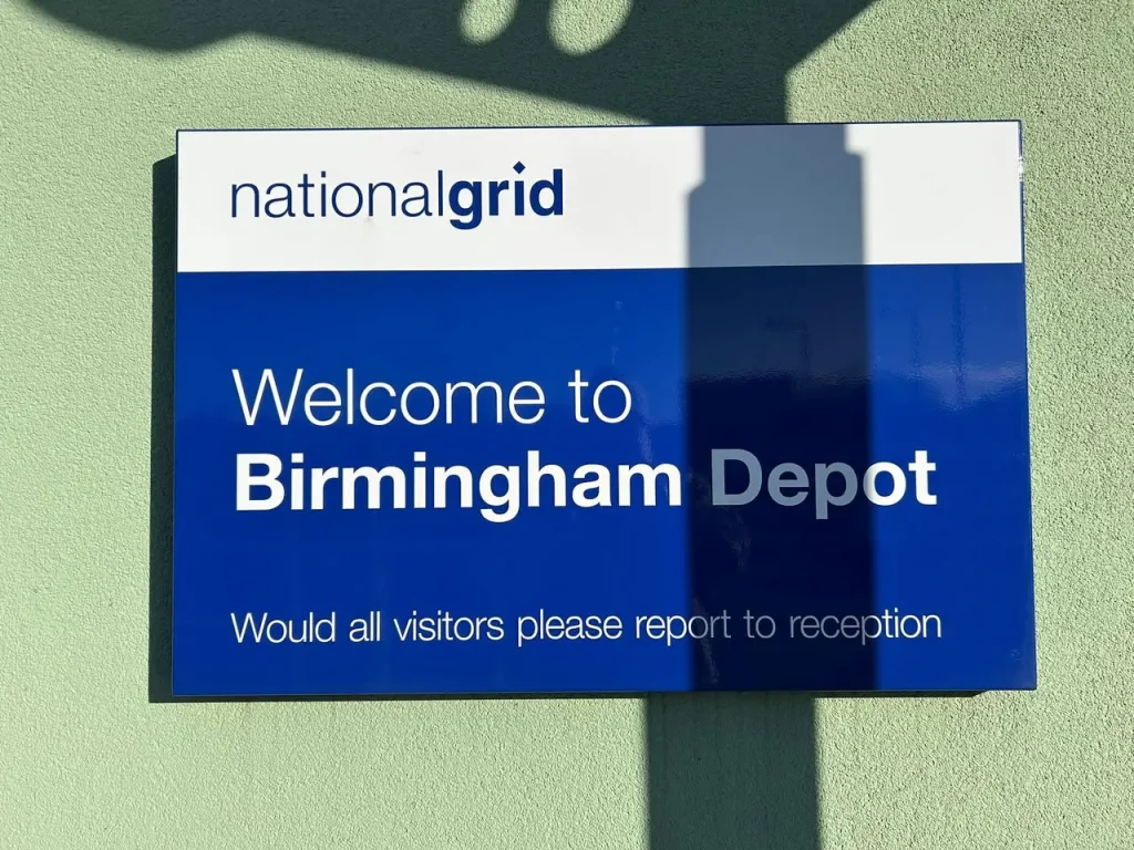 National Grid Birmingham depot used as a location for Beyond Driving’s nationwide on-road driving risk assessments.