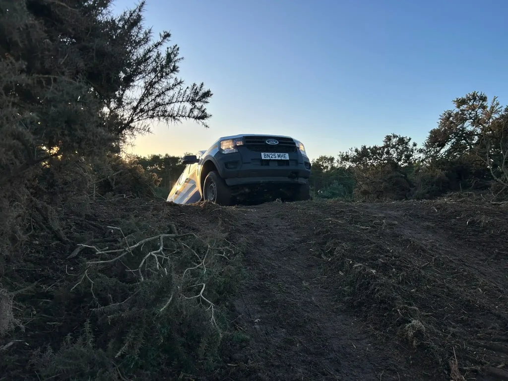 Beyond Driving Lantra 4x4 operator training on steep off-road gradients in Scotland