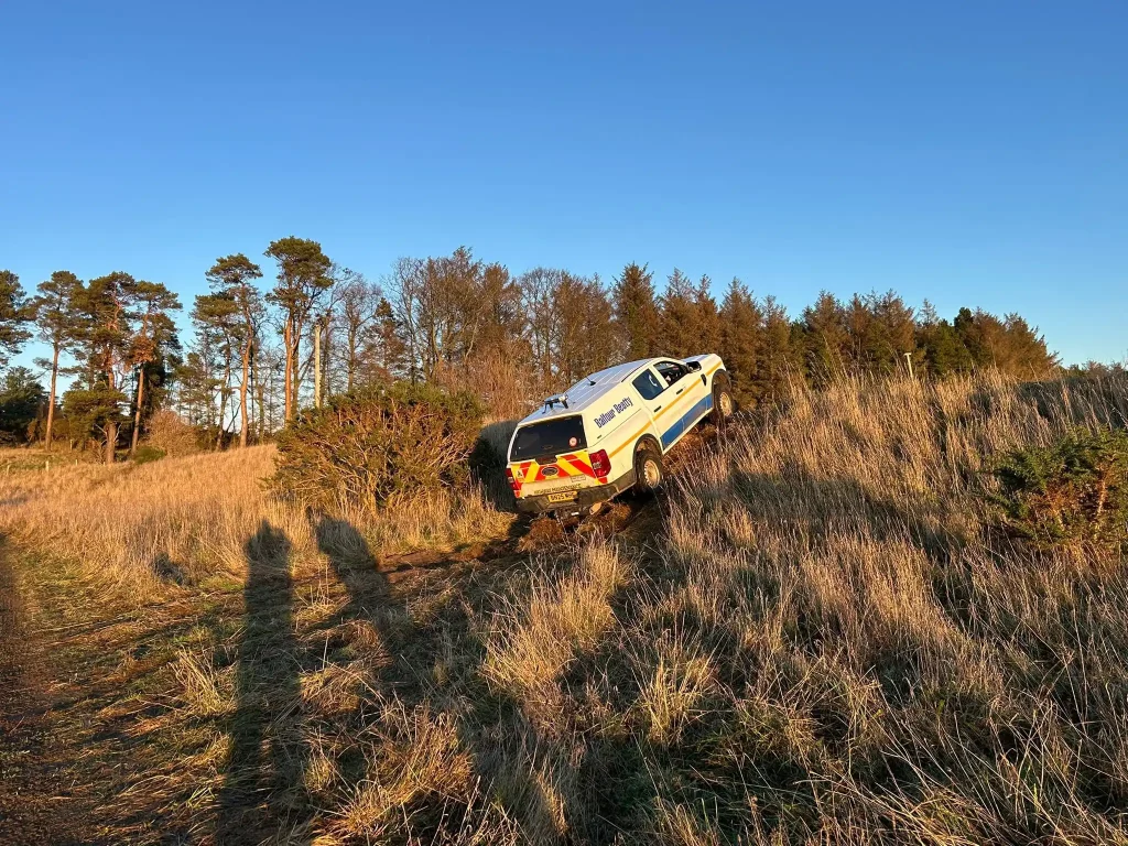 Beyond Driving Lantra 4x4 operator training on steep off-road gradients in Scotland