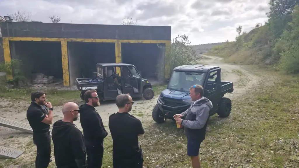 Humberside Police delegates completing professional UTV operator training with Beyond Driving
